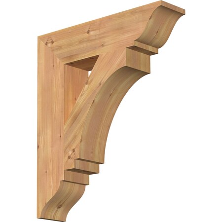Ekena Millwork Imperial Traditional Smooth Bracket, Western Red Cedar, 5 1/2"W x 24"D x 28"H BKT06X24X28IMP01SWR